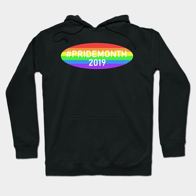 #PrideMonth 2019 Pride Rainbow Flag Hoodie by Zeeph